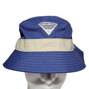Columbia PFG Bucket Hat Size L/XL UPF 50 Blue Lightweight Packable Unisex NEW
